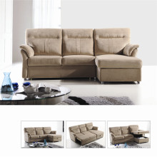 Genuine Leather Chaise Leather Sofa Electric Recliner Sofa (722)